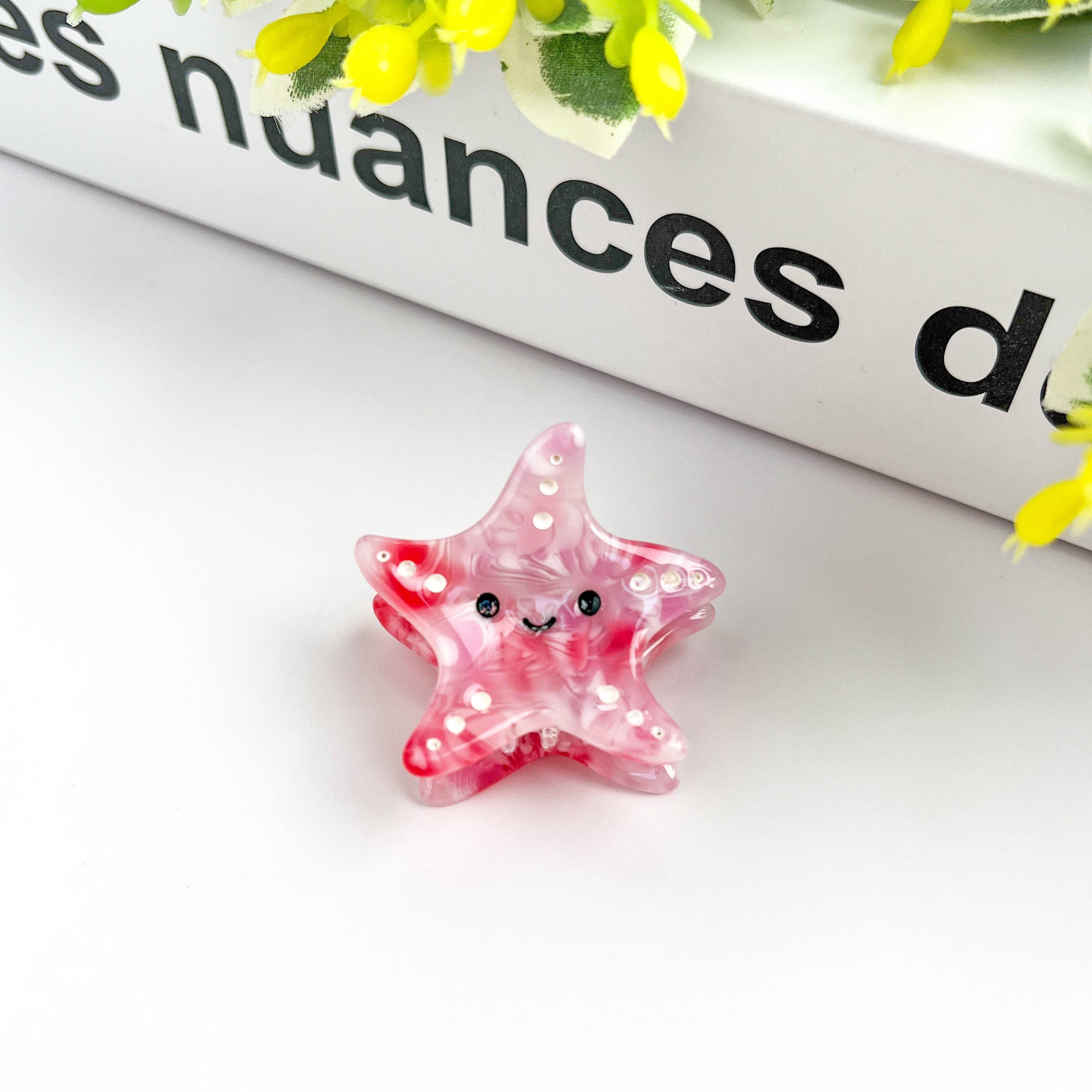 TheDivaSoap - Cute Mini Hair Claw Clip, Marine Animal Hair Clip