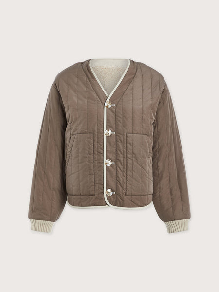 Drew Reversible Jacket Sandshell/Ash Taupe