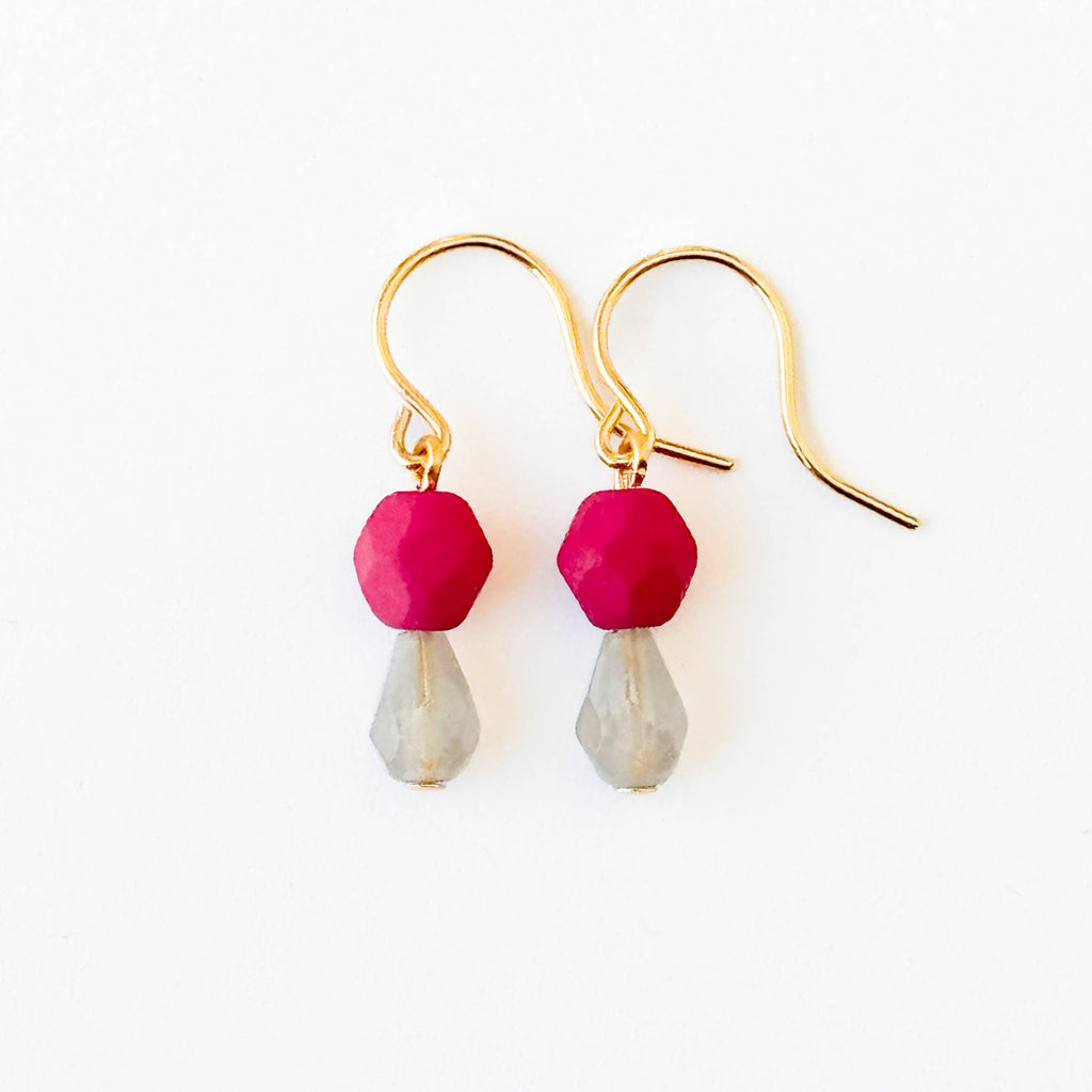 Small Color Drop Earrings