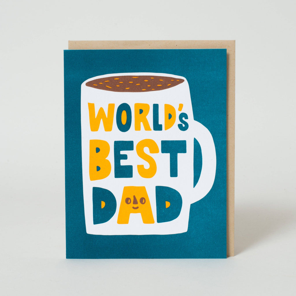 Best Dad Ever Mug Greeting Card