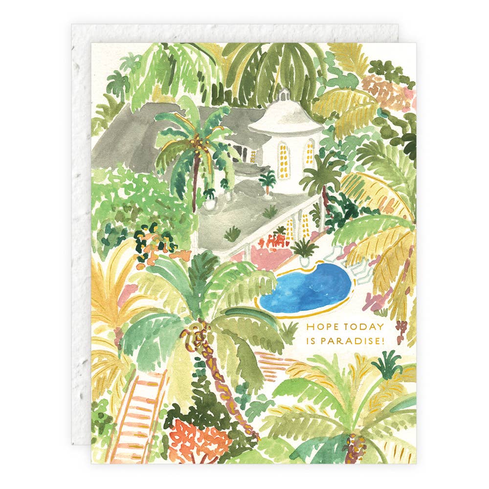 Seedlings - Oasis - Birthday Card