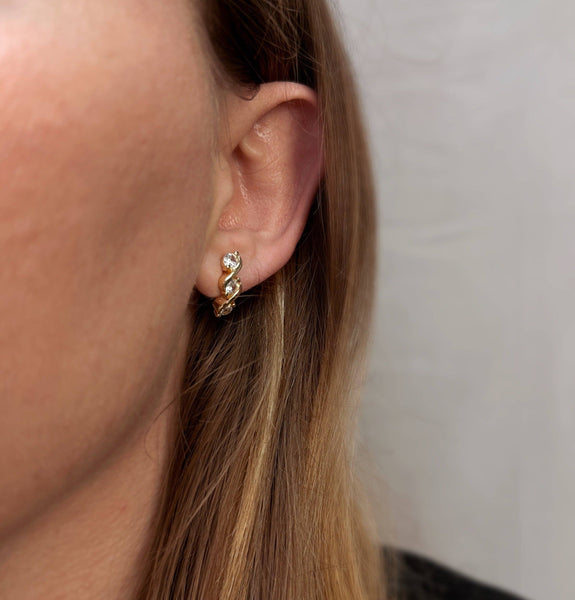 Tipple CZ Stud Earrings