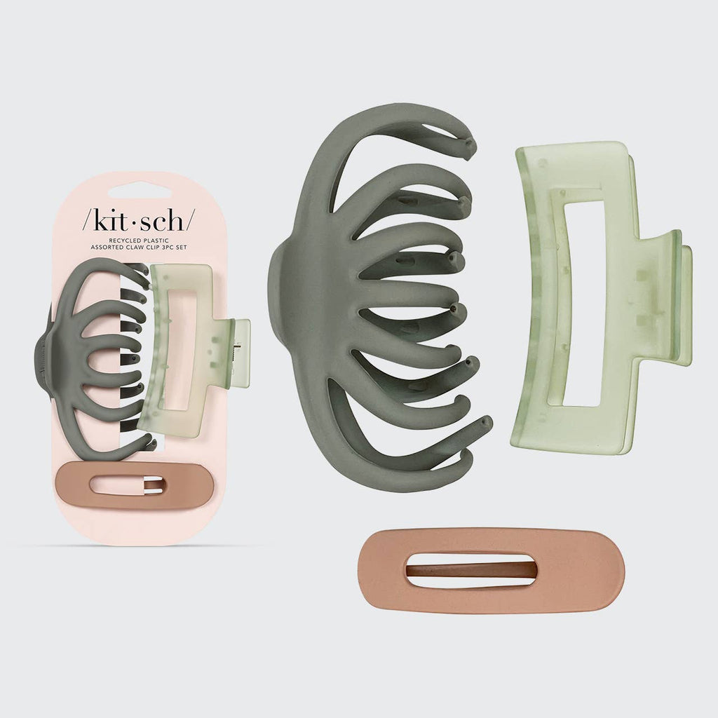Assorted Claw Clip Set 3pc | Octopus