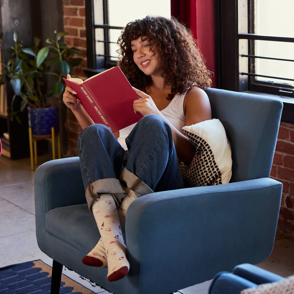 Socks that Give Books | Books and Wine