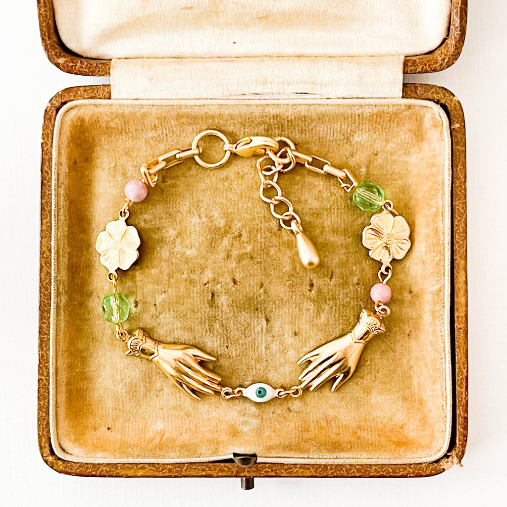 Flower Charm Bracelet