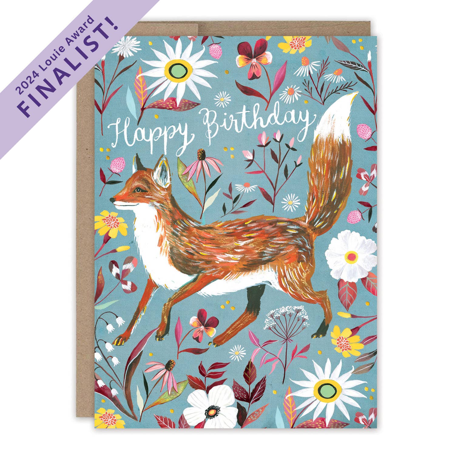 Foxy Birthday Card