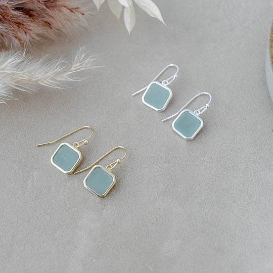 Florence Earrings | Amazonite