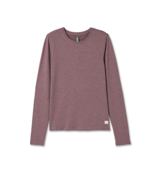 Women's  L/S Lux Crew | Elderberry