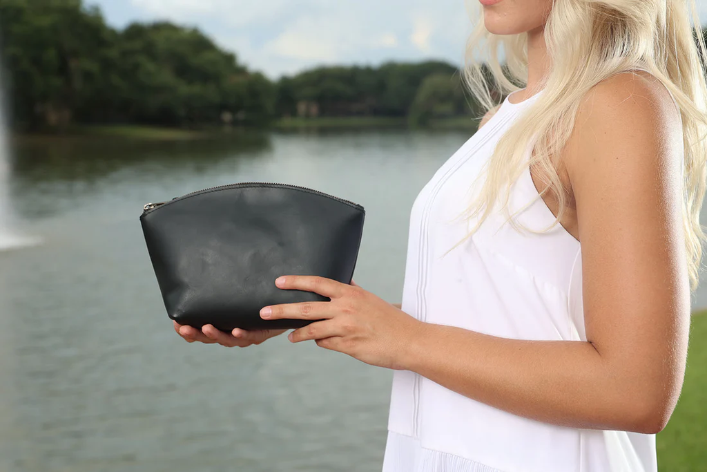 Leather Accessory Bag