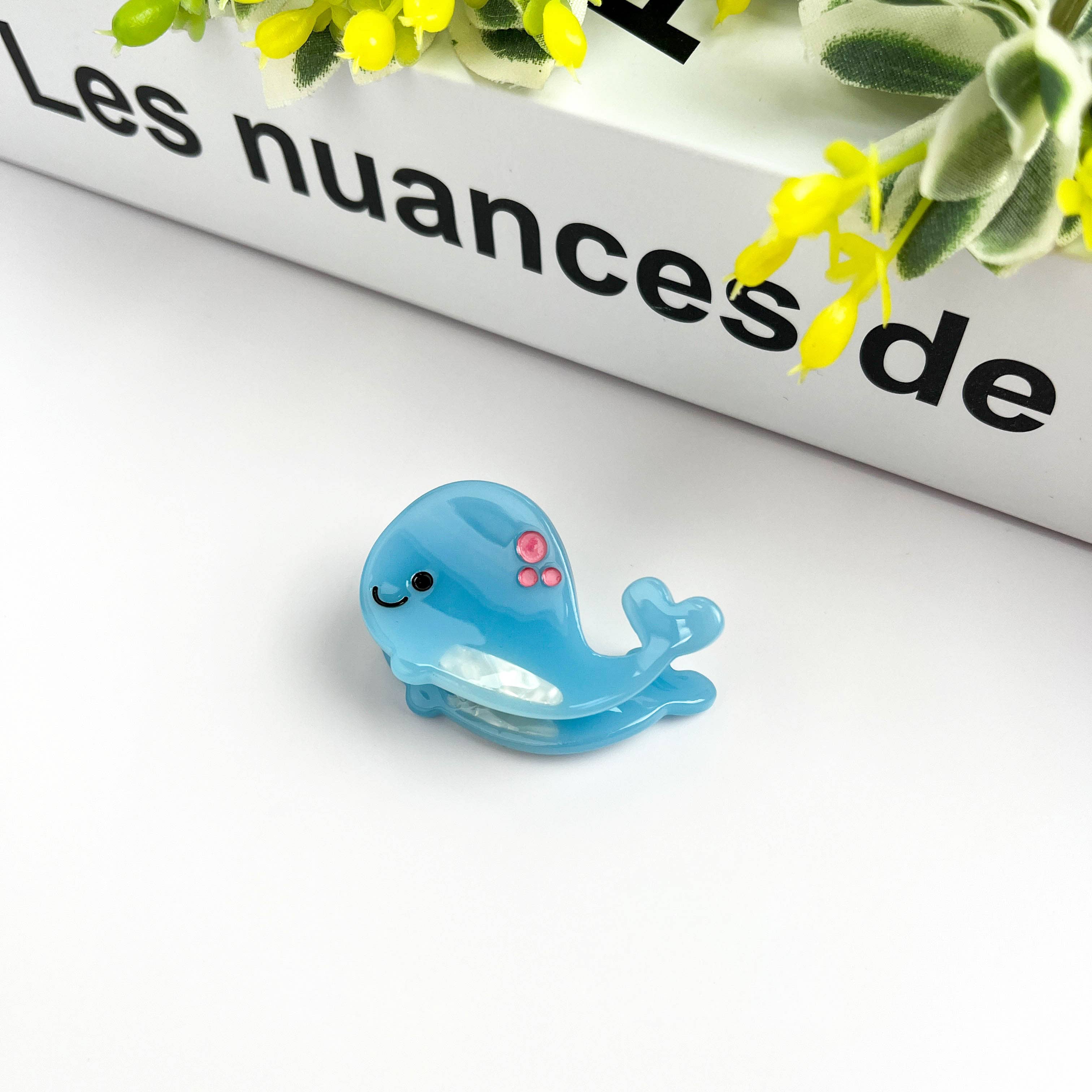 TheDivaSoap - Cute Mini Hair Claw Clip, Marine Animal Hair Clip
