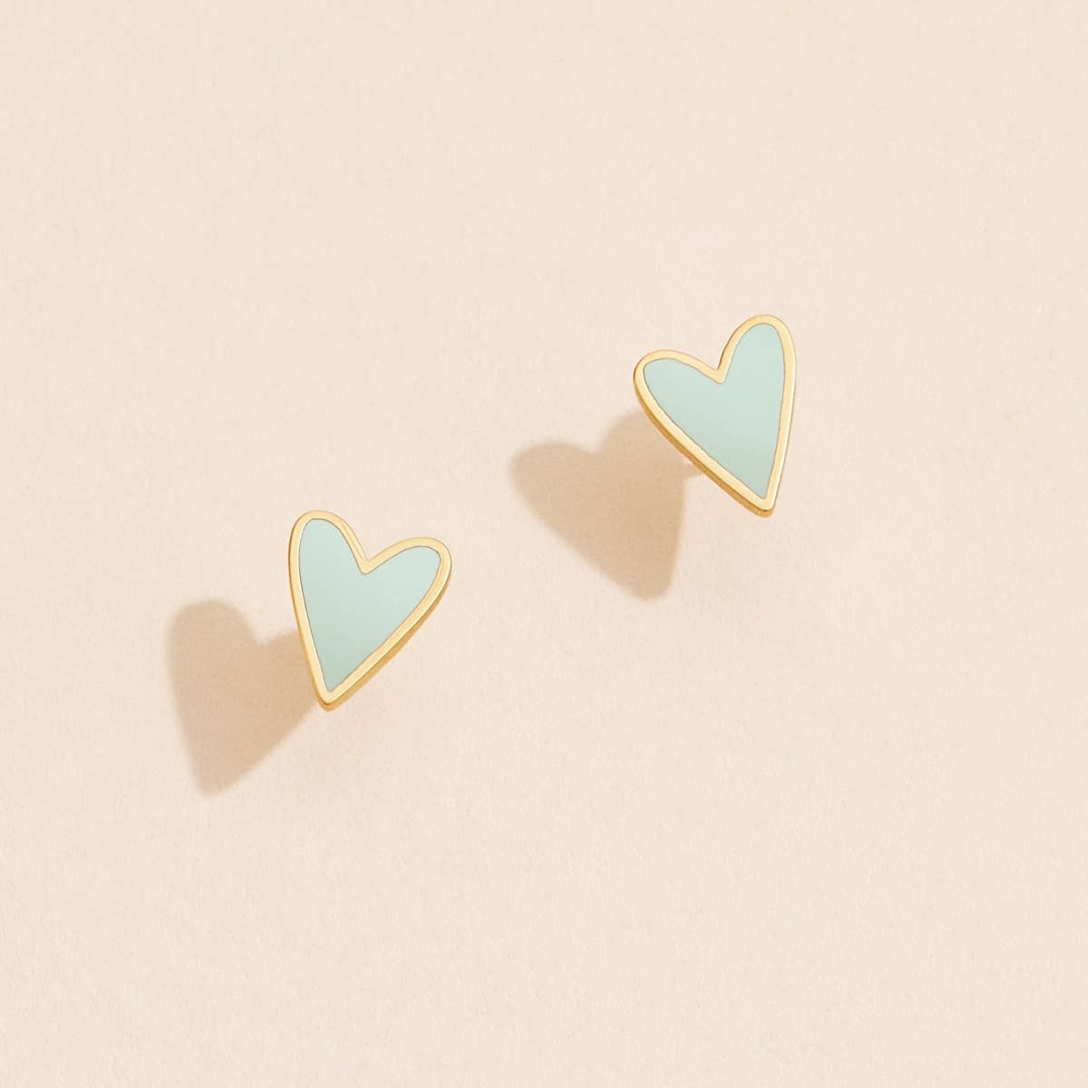 Heart Stud Earrings