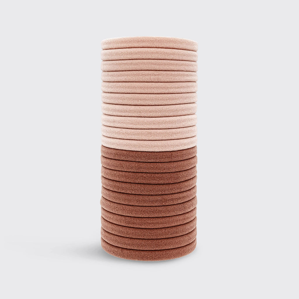 Nylon Elastics 20pc set - Blush