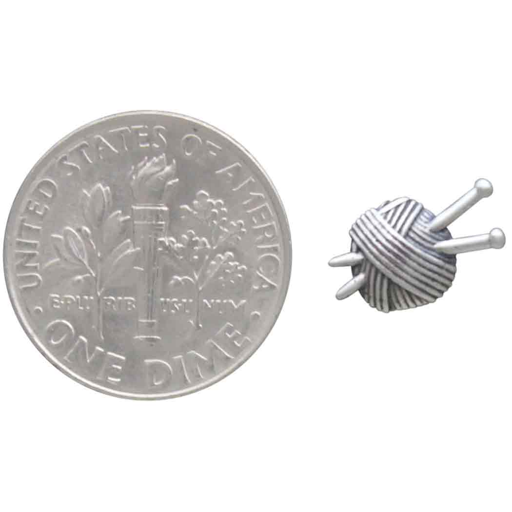 Yarn Ball Post Earrings