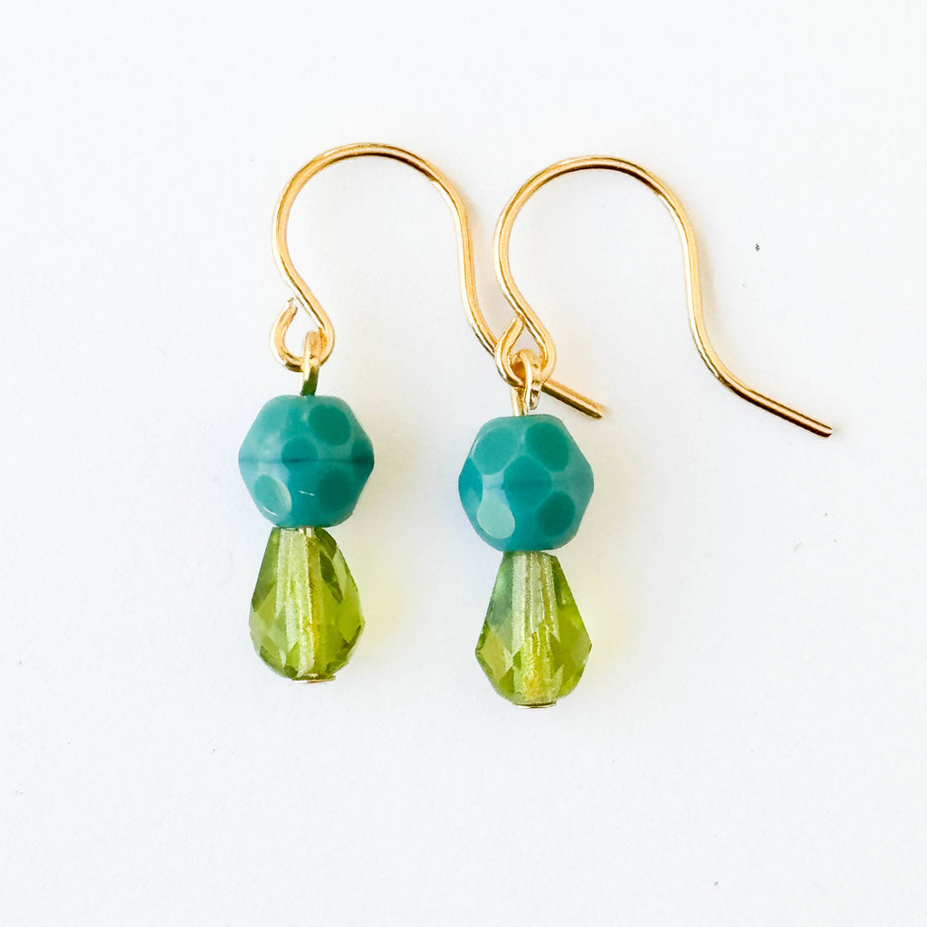 Small Color Drop Earrings