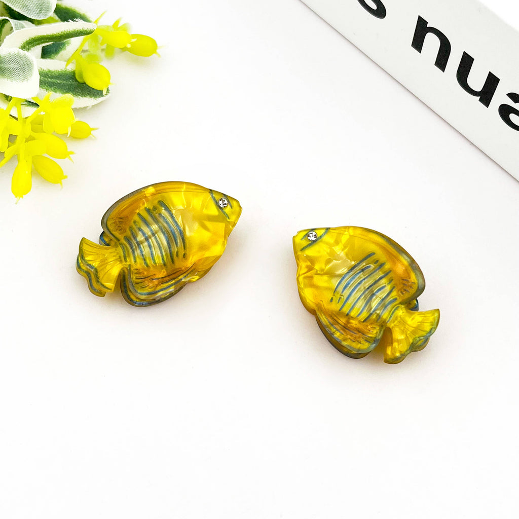 TheDivaSoap - Marine Animal Series Hair Clip, Acetate Mini Claw Clips