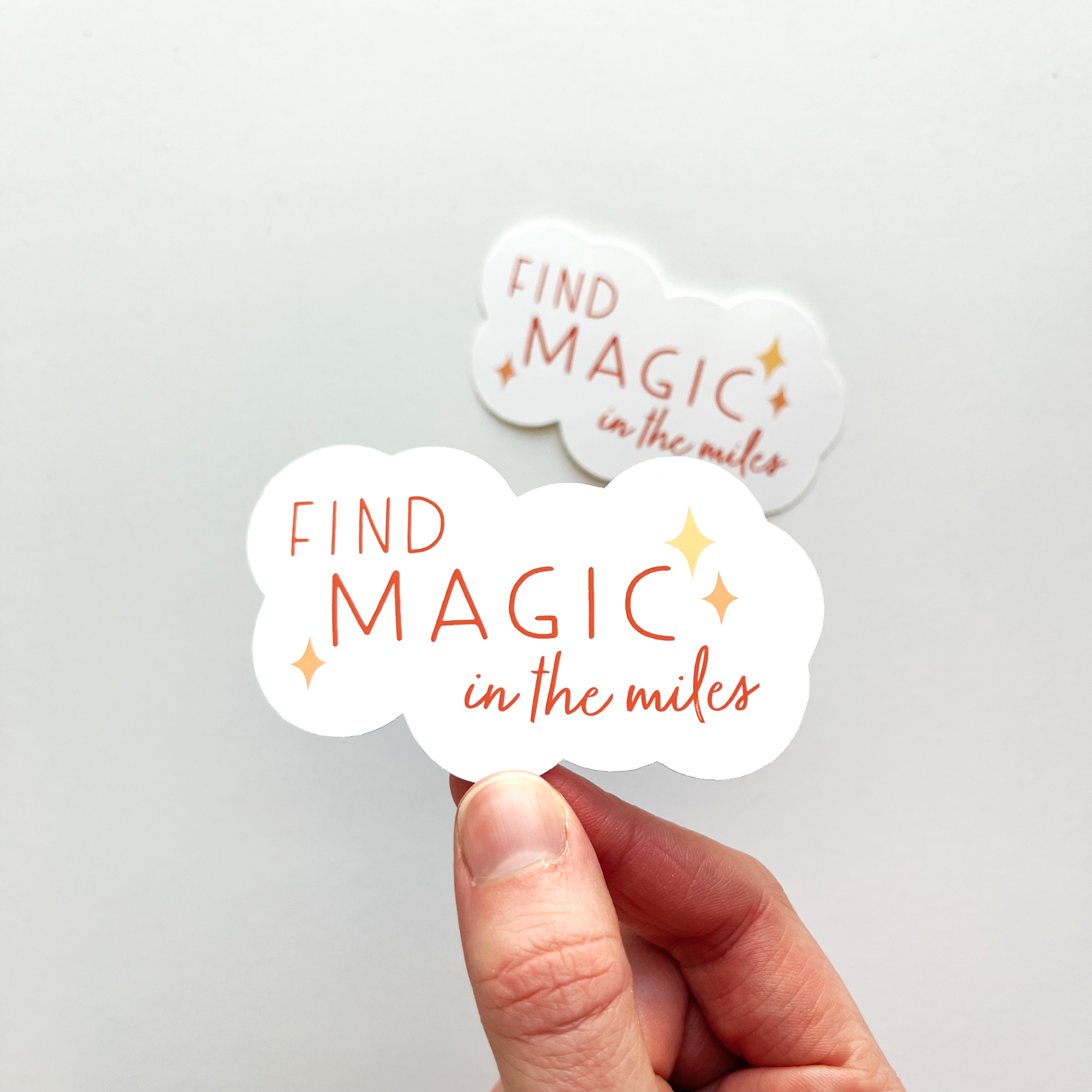 Find Magic In The Miles Sticker