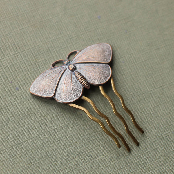 Butterfly Moth Hair Comb