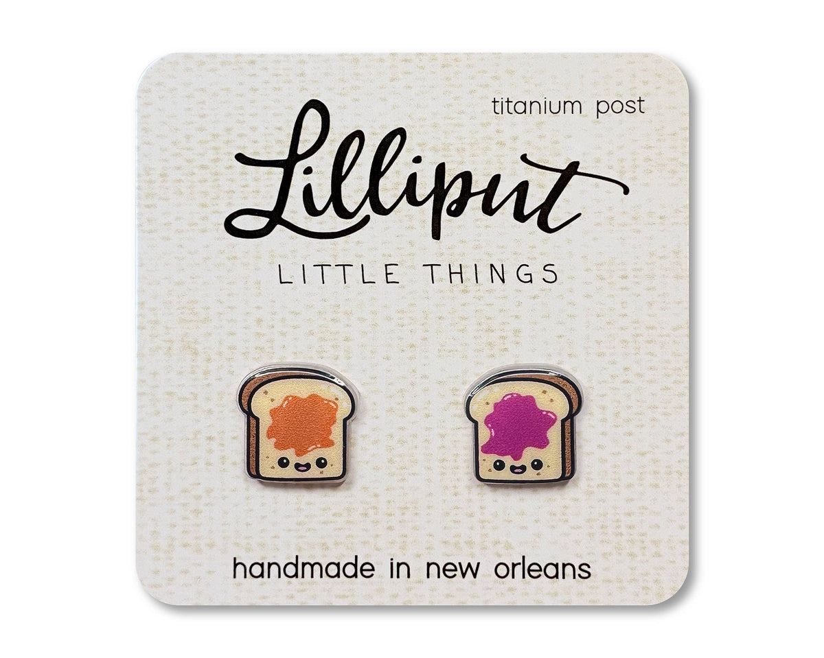 Lilliput Little Things - Kawaii PB & J Earrings
