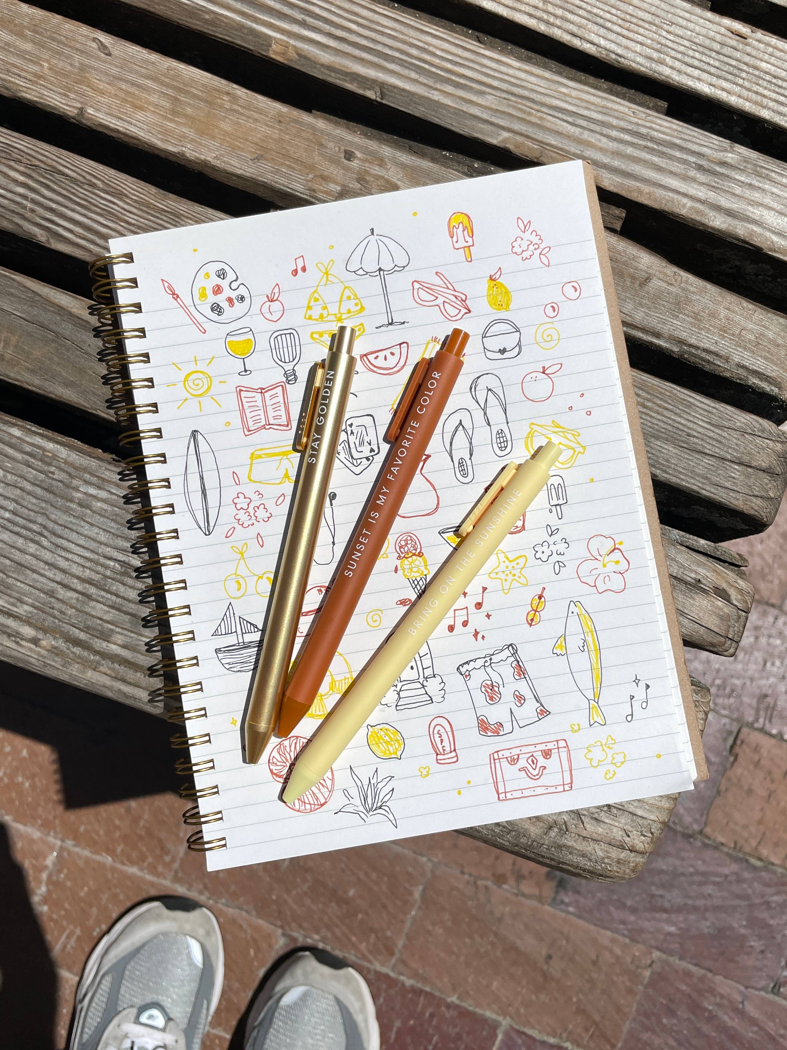 Sunshine Jotter Gel Pens