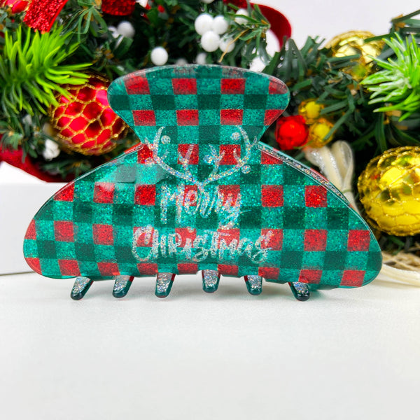 Funny Christmas Hair Clip Santa Claus