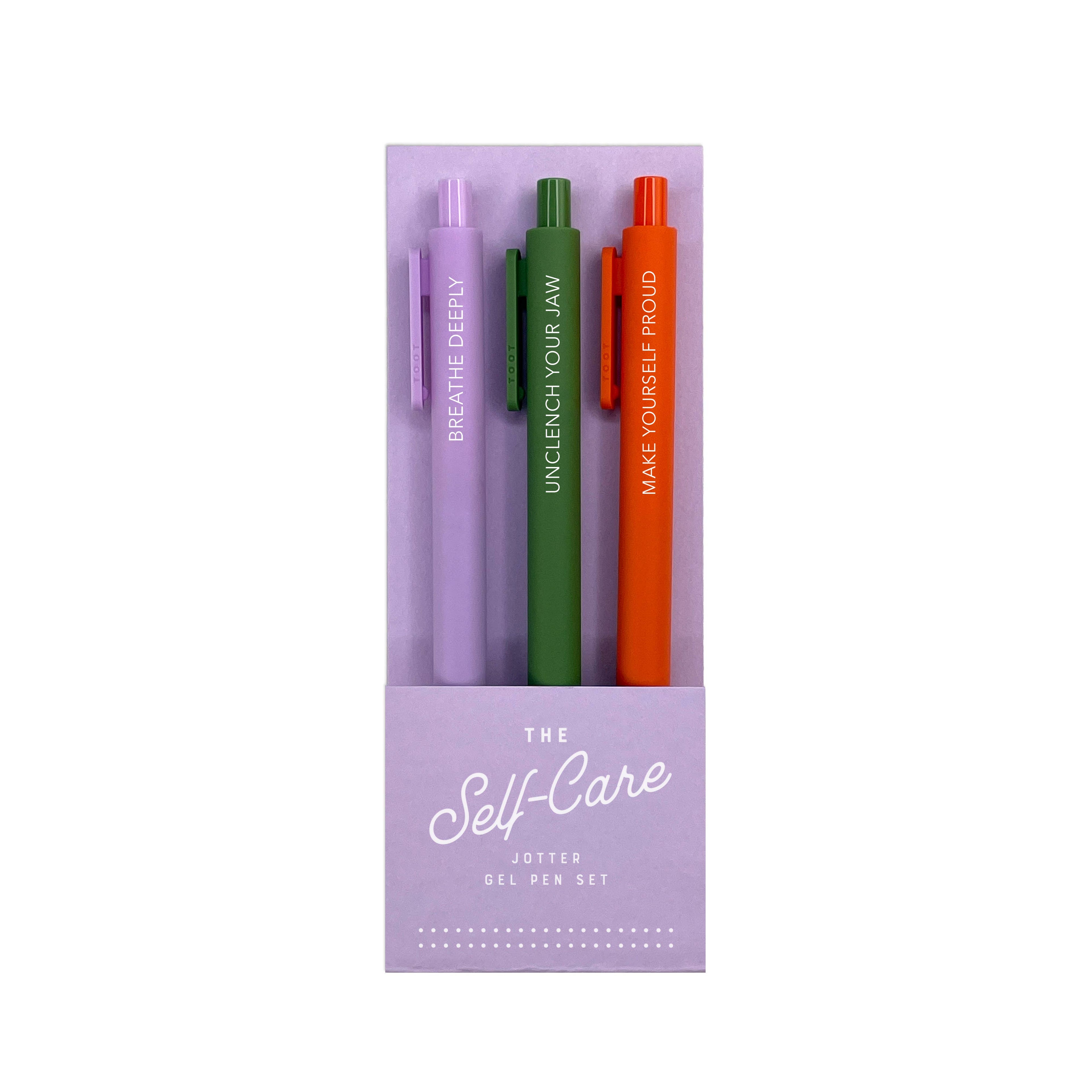Self-Care Jotter Gel Pens