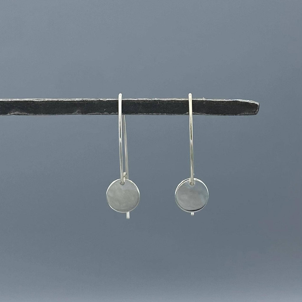 Dropped Disc Earrings