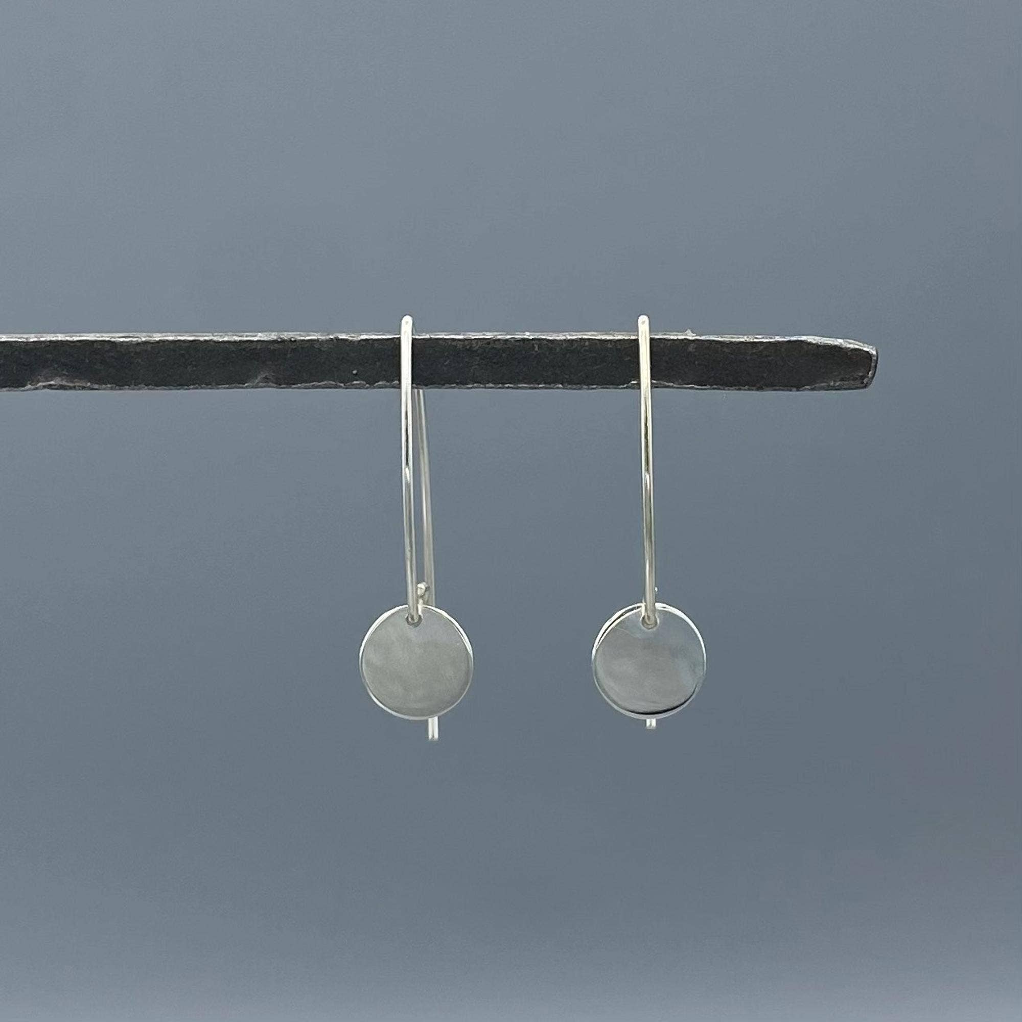 Dropped Disc Earrings