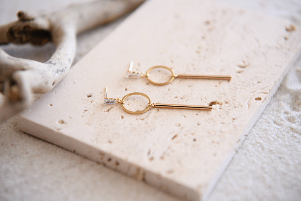 Gatsby Bar Drop Earrings