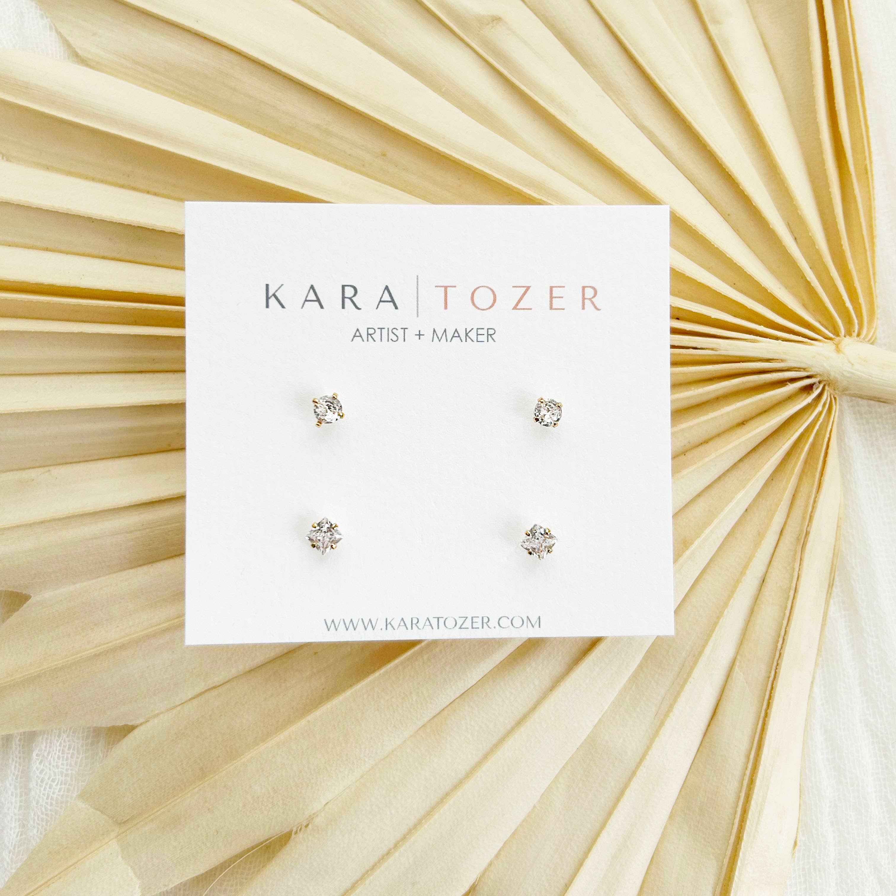 Essential CZ Stud Set