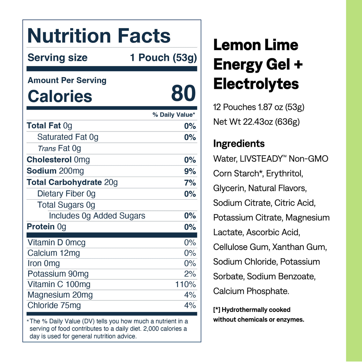 Edge Electrolyte Gel| Lemon Lime