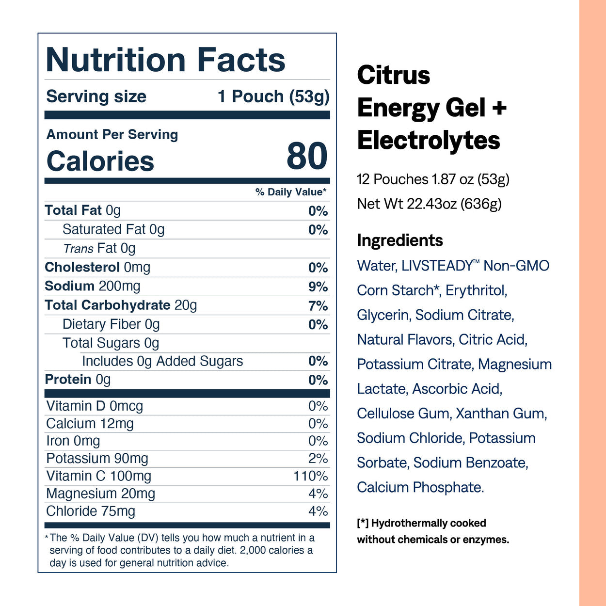 Edge Electrolyte Gel| Citrus