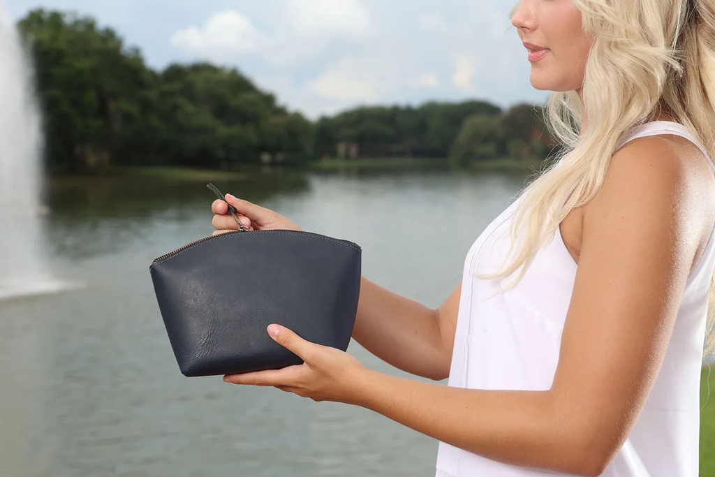 Leather Accessory Bag