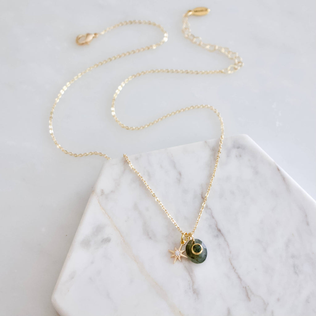 Labradorite Star Necklace 