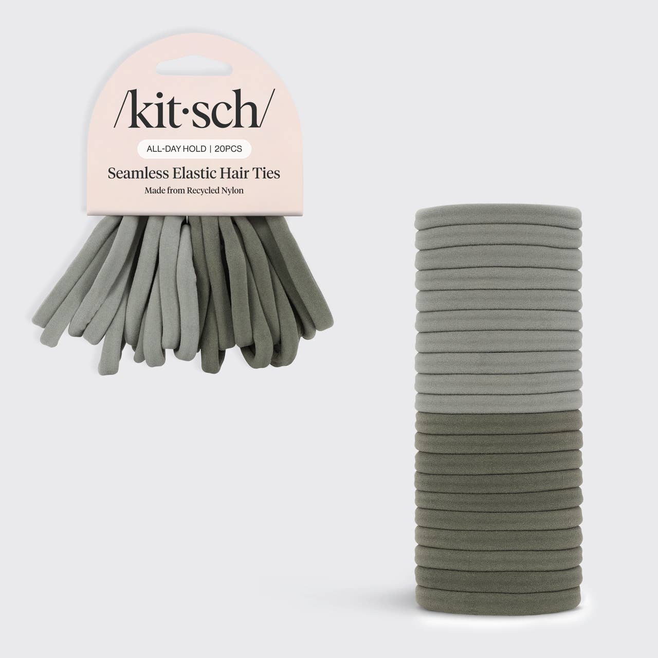 Nylon Elastics 20pc | Eucalyptus