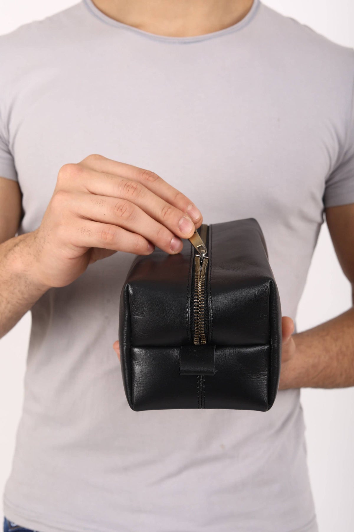 Leather Toiletry Bag
