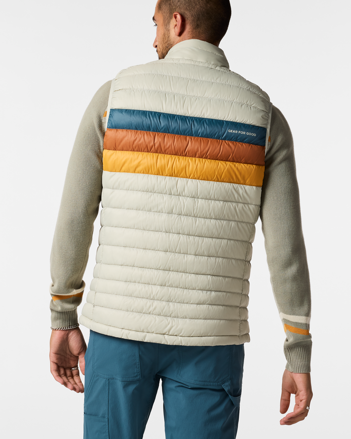 Men's Fuego Down Vest | Mineral Stripes