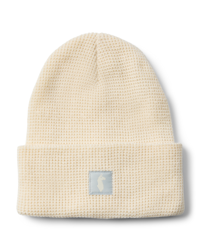 Waffle Beanie | Chalk