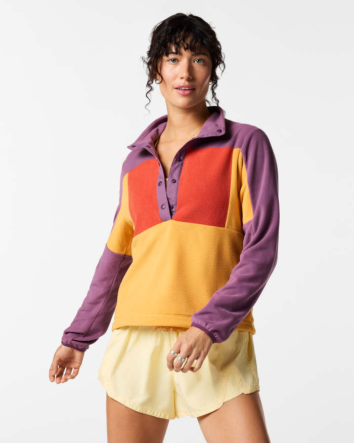 Women's Encima Fleece Pullover | Mystic/Honeycomb