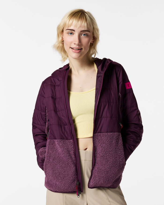 Women's Trico Hybrid Jacket | Acai/Mystic