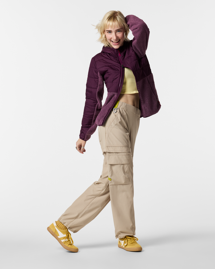 Women's Trico Hybrid Jacket | Acai/Mystic