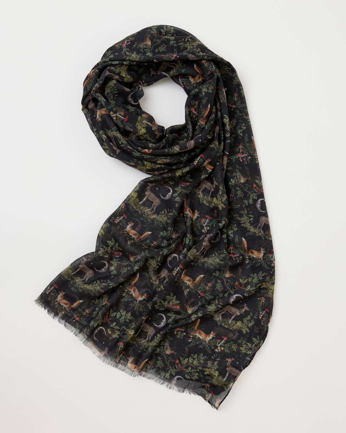 A Night's Tale Woodland Scarf | Midnight