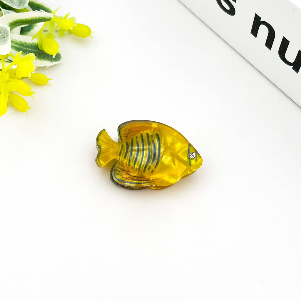 TheDivaSoap - Marine Animal Series Hair Clip, Acetate Mini Claw Clips