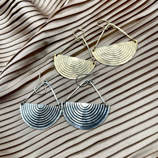 Handmade Wave Earrings