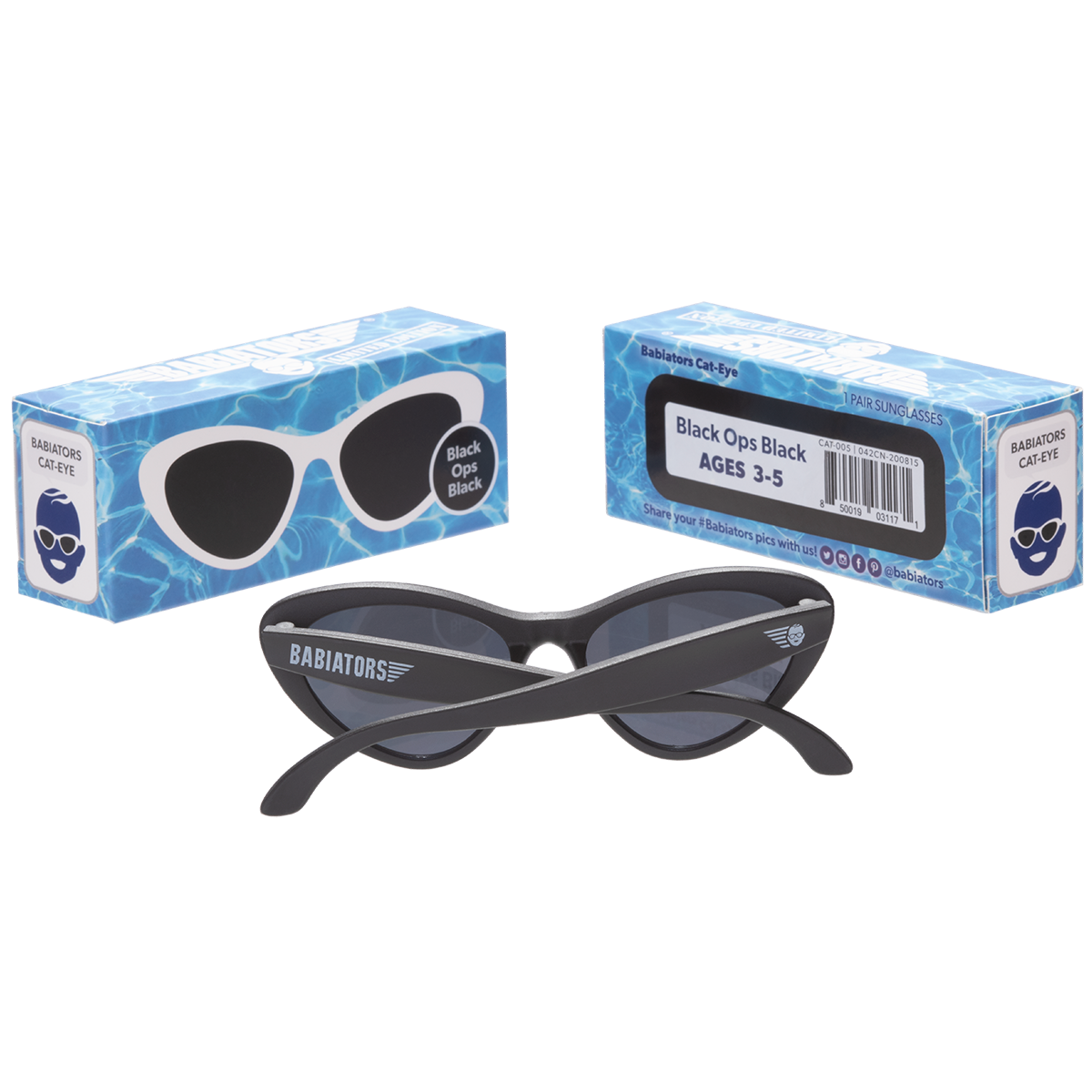 Cat-Eye Kids Sunglasses | Black