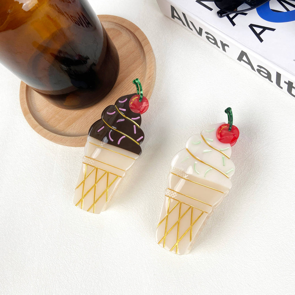 TheDivaSoap - Ice Cream Acetate Hair Clip