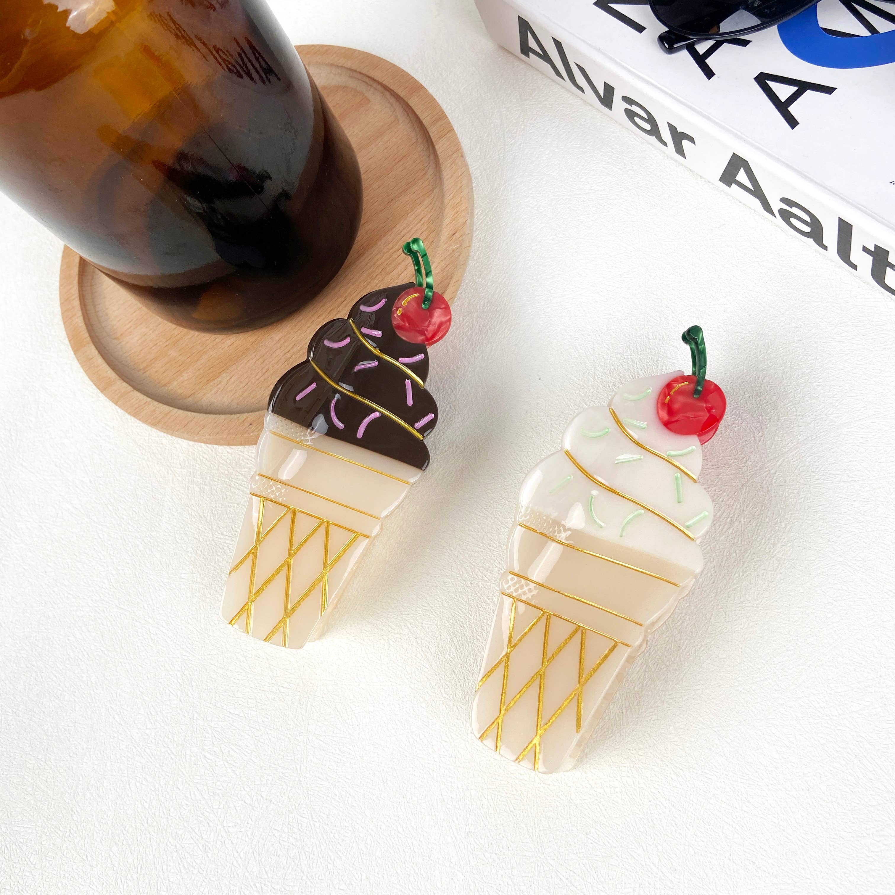 TheDivaSoap - Ice Cream Acetate Hair Clip
