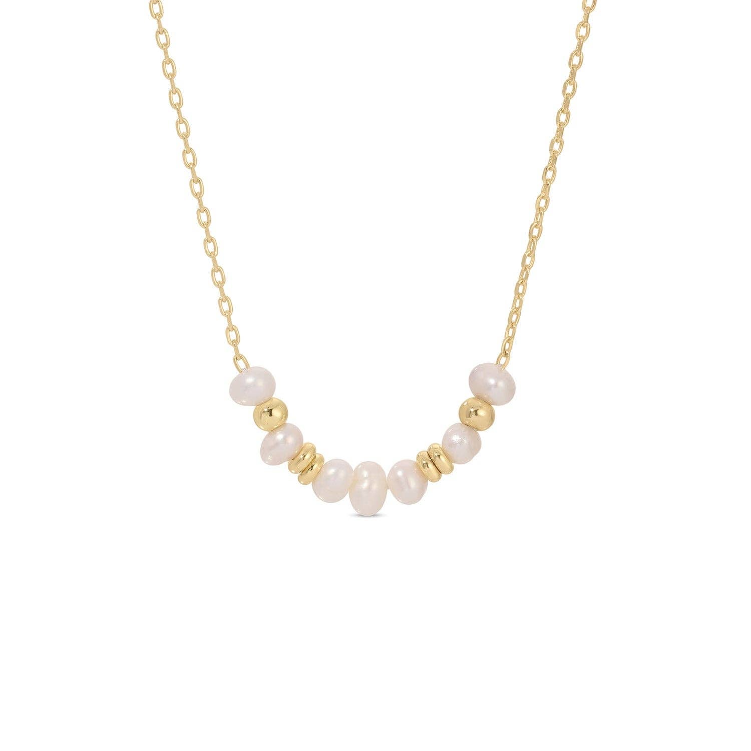 Delicate Pearl Accented Necklace