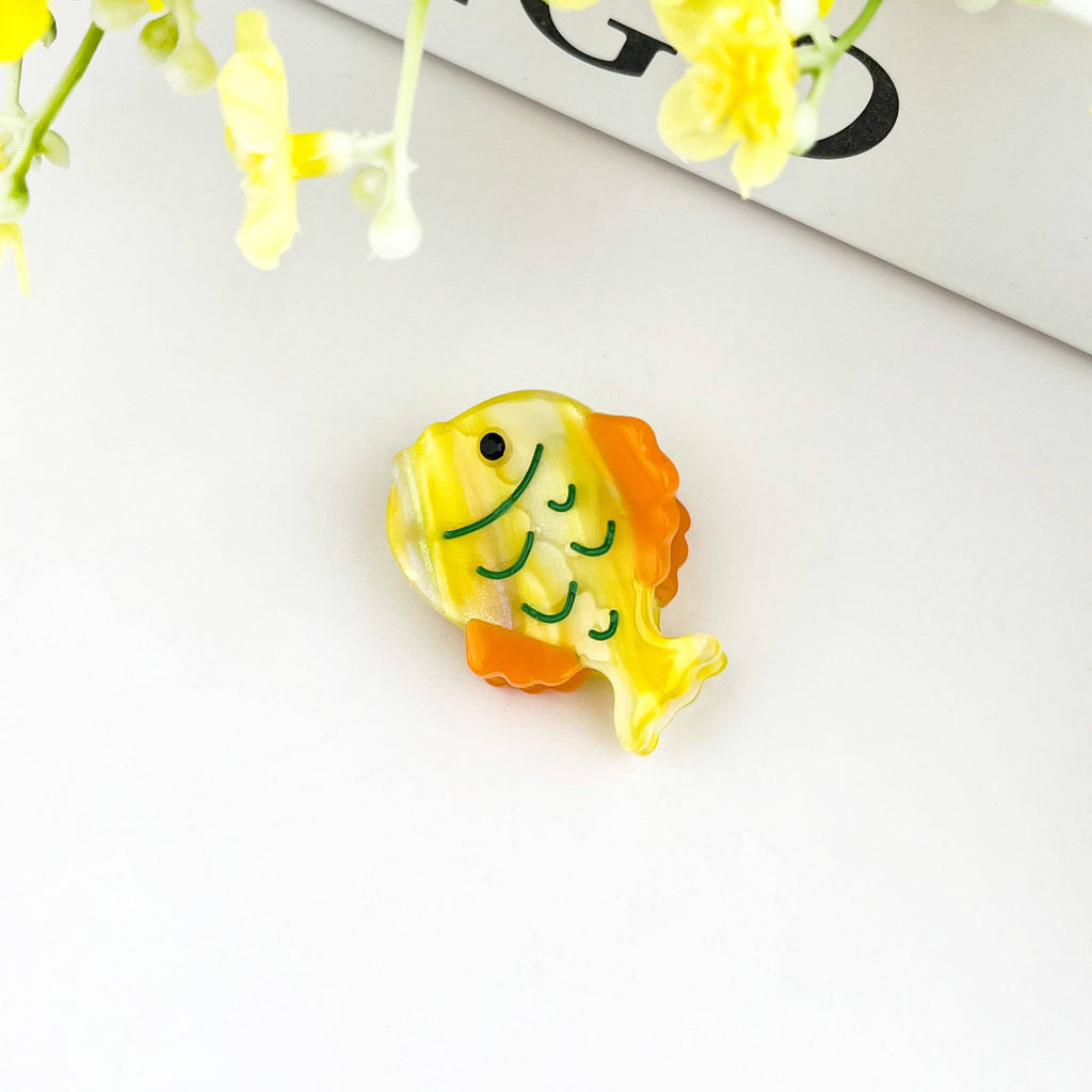 TheDivaSoap - Ocean Fish Mini Claw Clip, Whale Hair Clip