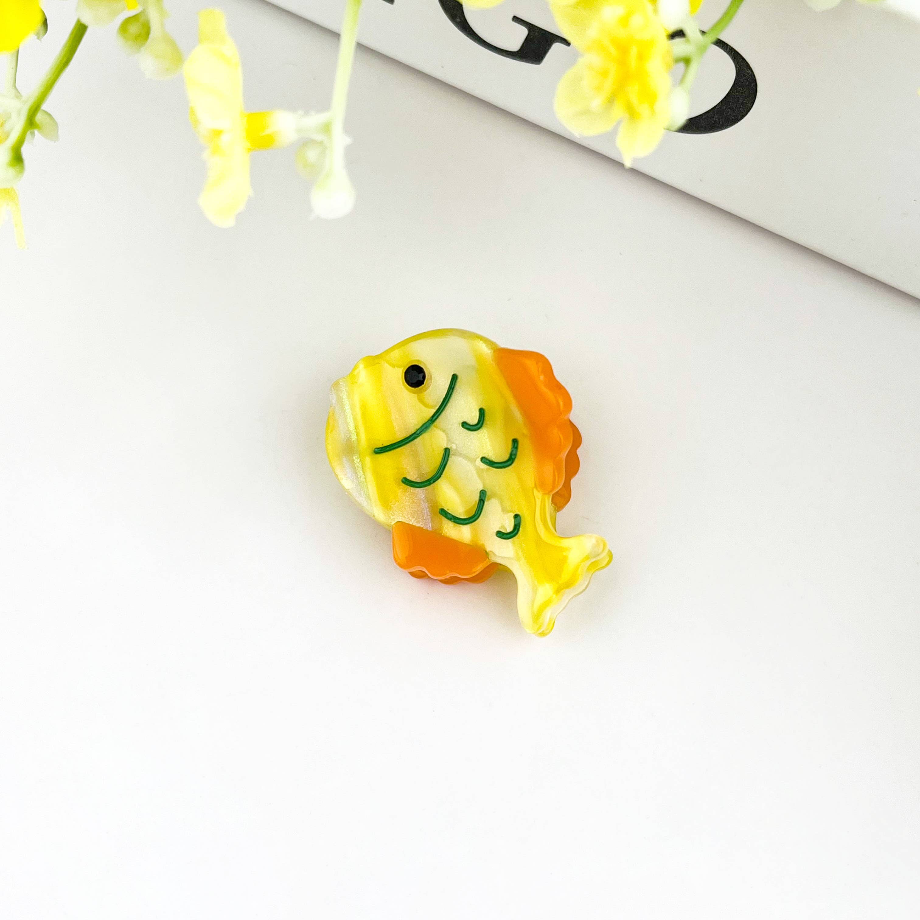 TheDivaSoap - Ocean Fish Mini Claw Clip, Whale Hair Clip