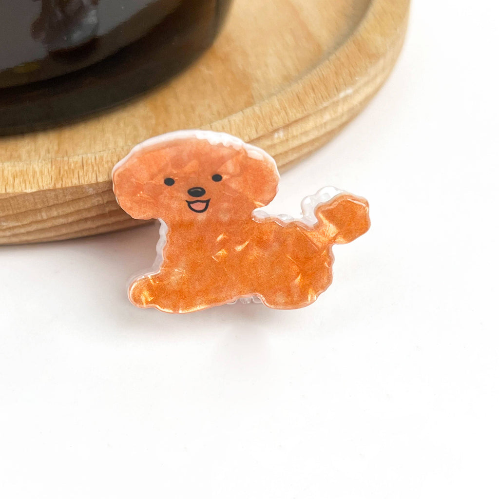 TheDivaSoap - Mini Dog Series Hair Claw Clips, Cute Puppy Animal Hair Clip